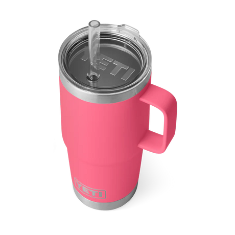 YETI Rambler 25 OZ (739ml) Straw Mug With Straw Lid - Tropical Pink