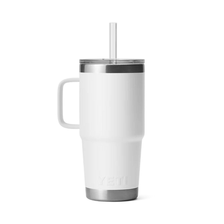 YETI Rambler 25 OZ (739ml) Straw Mug With Straw Lid - White