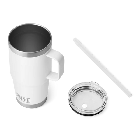 YETI Rambler 25 OZ (739ml) Straw Mug With Straw Lid - White