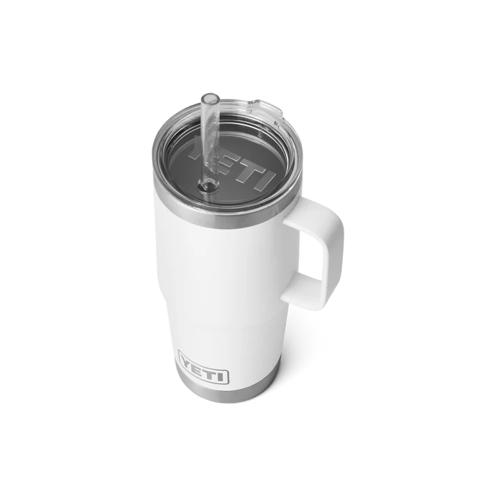 YETI Rambler 25 OZ (739ml) Straw Mug With Straw Lid - White