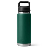 YETI Rambler 26 OZ (769ml) Bottle With Chug Cap - Black Forest Green