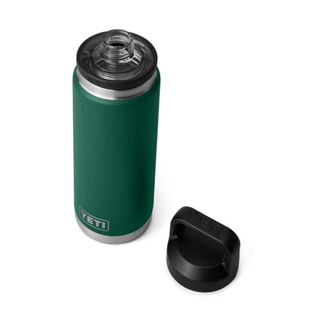 YETI Rambler 26 OZ (769ml) Bottle With Chug Cap - Black Forest Green