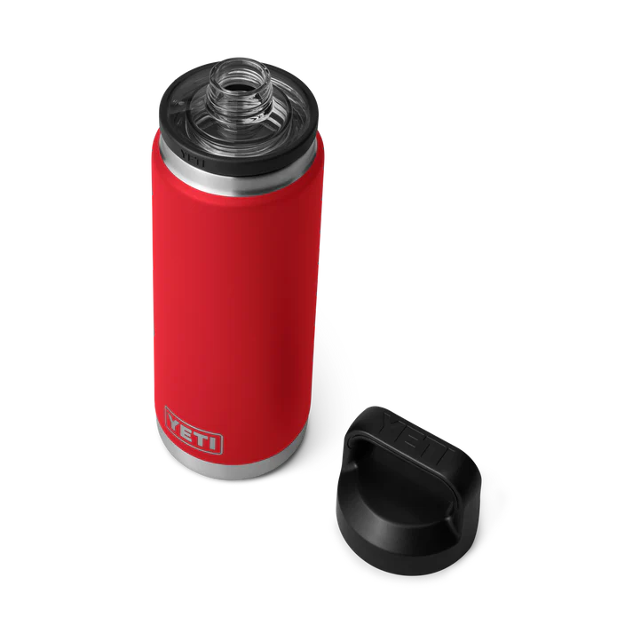 YETI Rambler 26 OZ (769ml) Bottle With Chug Cap - Rescue Red