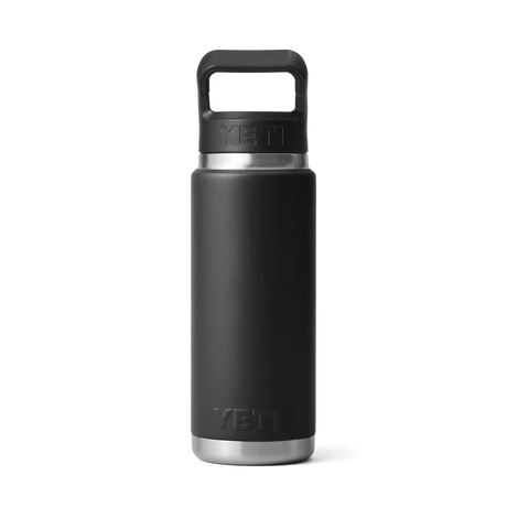 YETI Rambler 26 OZ (769ml) Bottle With Straw Cap - Black