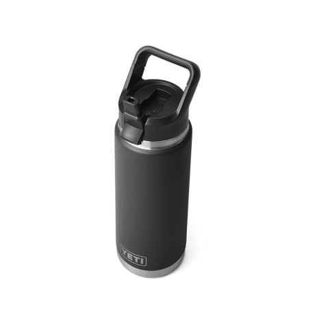 YETI Rambler 26 OZ (769ml) Bottle With Straw Cap - Black