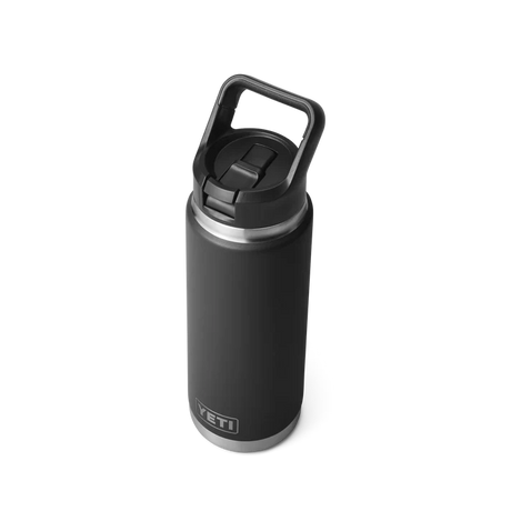 YETI Rambler 26 OZ (769ml) Bottle With Straw Cap - Black