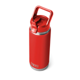 YETI Rambler 26 OZ (769ml) Bottle With Straw Cap - Rescue Red