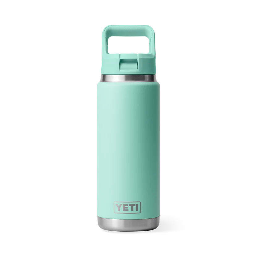 YETI Rambler 26 OZ (769ml) Bottle With Straw Cap - Seafoam