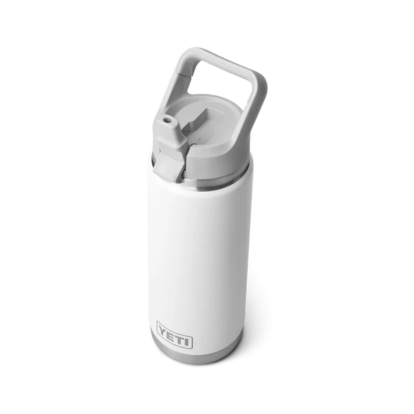 YETI Rambler 26 OZ (769ml) Bottle With Straw Cap - White