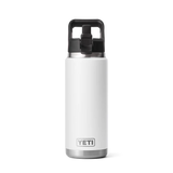 YETI Rambler 26 OZ (769ml) Bottle With Straw Cap - White