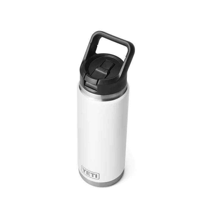 YETI Rambler 26 OZ (769ml) Bottle With Straw Cap - White