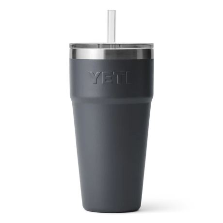 YETI Rambler 26 OZ (769ml) Straw Cup With Straw Lid - Charcoal