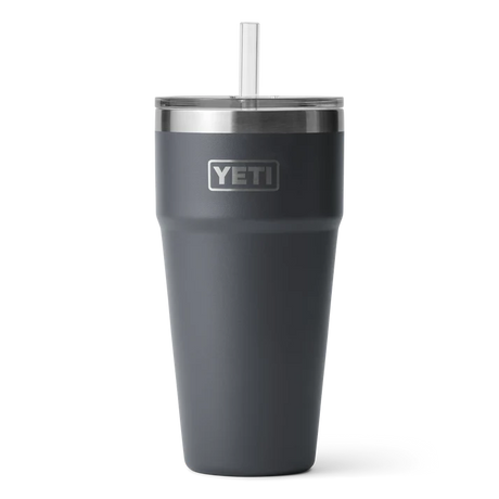 YETI Rambler 26 OZ (769ml) Straw Cup With Straw Lid - Charcoal