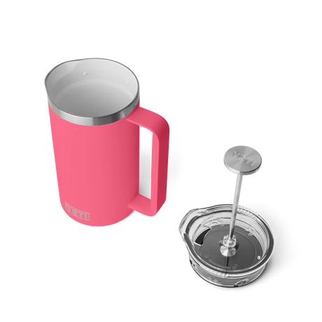 YETI Rambler 34 OZ French Press Cafetiere - Tropical Pink
