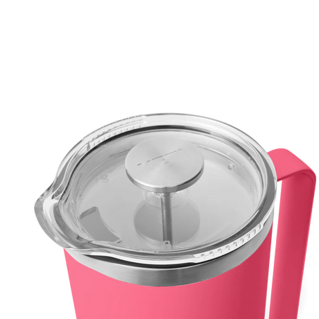 YETI Rambler 34 OZ French Press Cafetiere - Tropical Pink