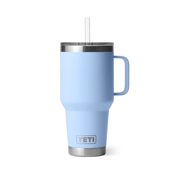 YETI Rambler 35 OZ (994ml) Straw Mug With Straw Lid - Big Sky Blue