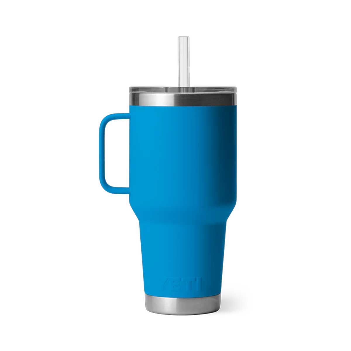 YETI Rambler 35 OZ (994ml) Straw Mug With Straw Lid - Big Wave Blue