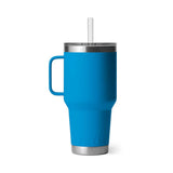 YETI Rambler 35 OZ (994ml) Straw Mug With Straw Lid - Big Wave Blue