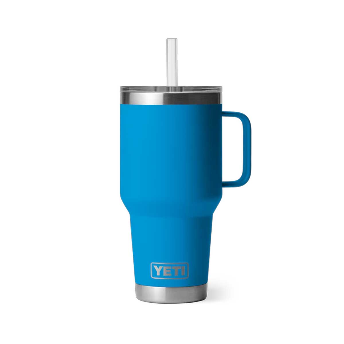 YETI Rambler 35 OZ (994ml) Straw Mug With Straw Lid - Big Wave Blue