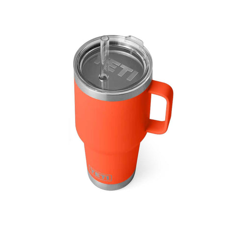 YETI Rambler 35 OZ (994ml) Straw Mug With Straw Lid - Papaya