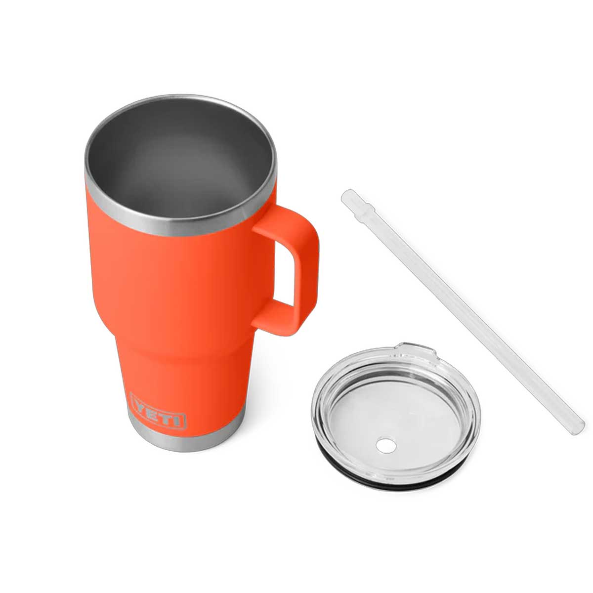 YETI Rambler 35 OZ (994ml) Straw Mug With Straw Lid - Papaya