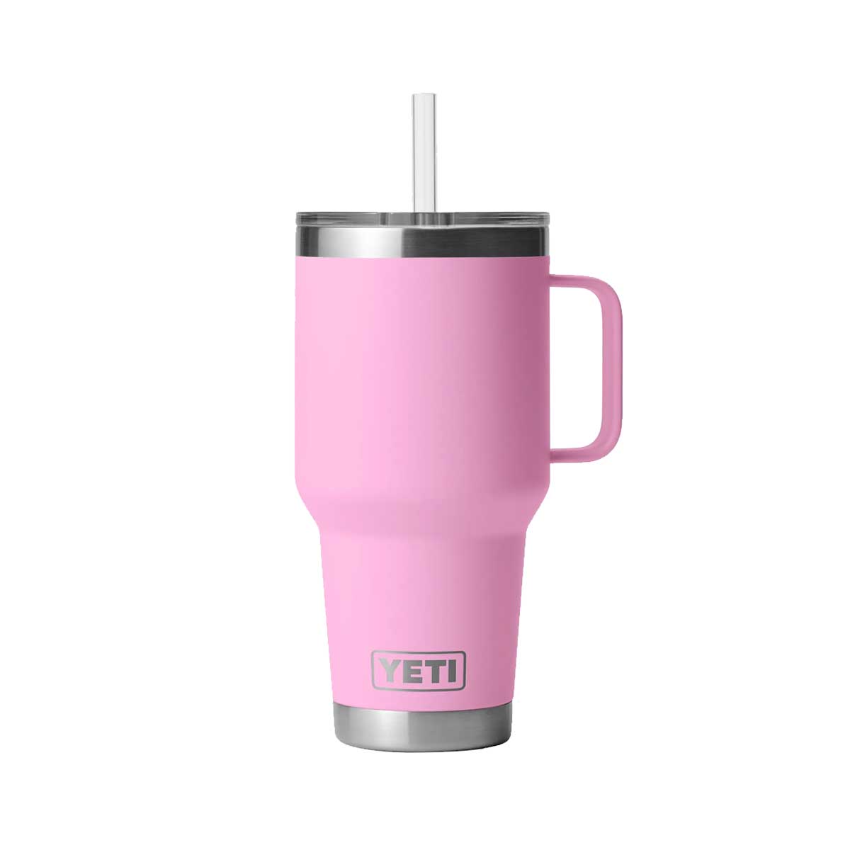 YETI Rambler 35 OZ (994ml) Straw Mug With Straw Lid - Power Pink