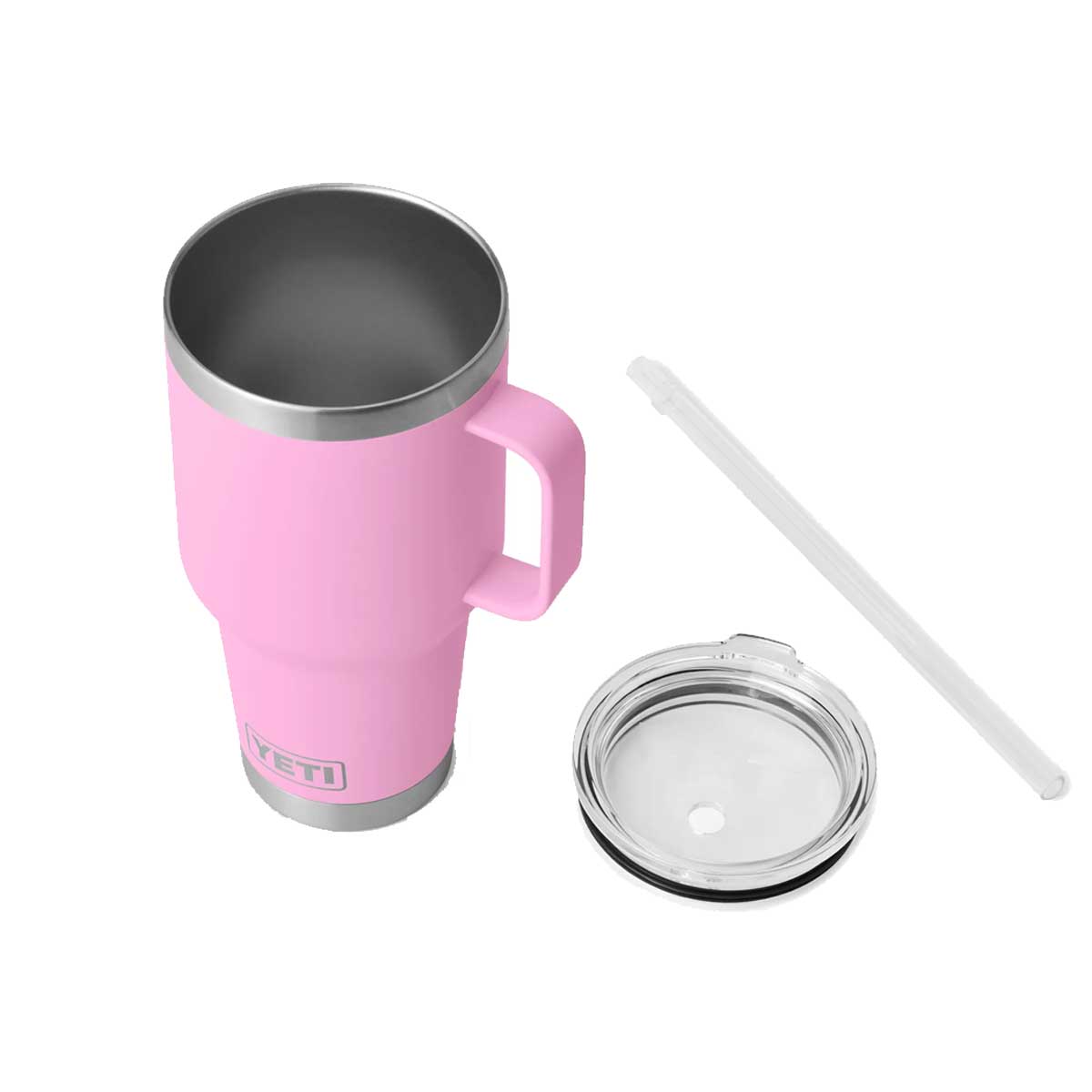 YETI Rambler 35 OZ (994ml) Straw Mug With Straw Lid - Power Pink