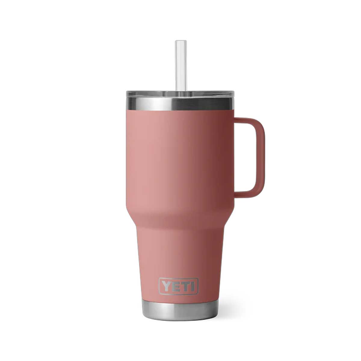 YETI Rambler 35 OZ (994ml) Straw Mug With Straw Lid - Sandstone Pink