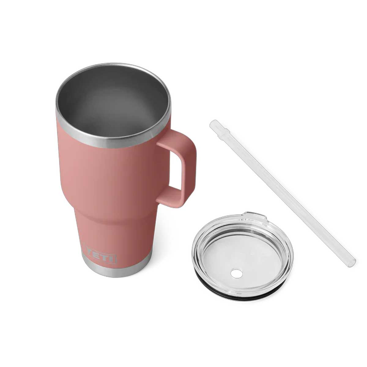 YETI Rambler 35 OZ (994ml) Straw Mug With Straw Lid - Sandstone Pink