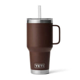 YETI Rambler 35 OZ (994ml) Straw Mug With Straw Lid - Wetlands Brown
