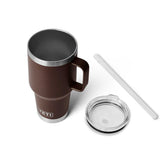YETI Rambler 35 OZ (994ml) Straw Mug With Straw Lid - Wetlands Brown