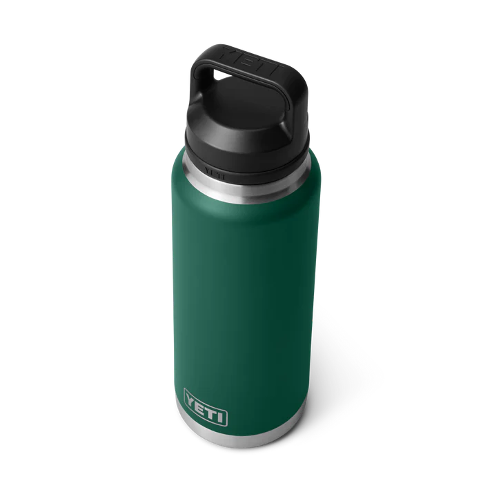 YETI Rambler 36 oz (1065ml) Bottle With Chug Cap - Black Forest Green