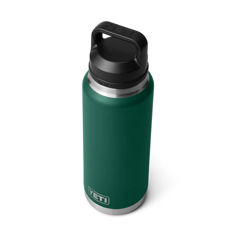 YETI Rambler 36 oz (1065ml) Bottle With Chug Cap - Black Forest Green