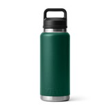 YETI Rambler 36 oz (1065ml) Bottle With Chug Cap - Black Forest Green