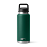 YETI Rambler 36 oz (1065ml) Bottle With Chug Cap - Black Forest Green