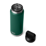 YETI Rambler 36 oz (1065ml) Bottle With Chug Cap - Black Forest Green