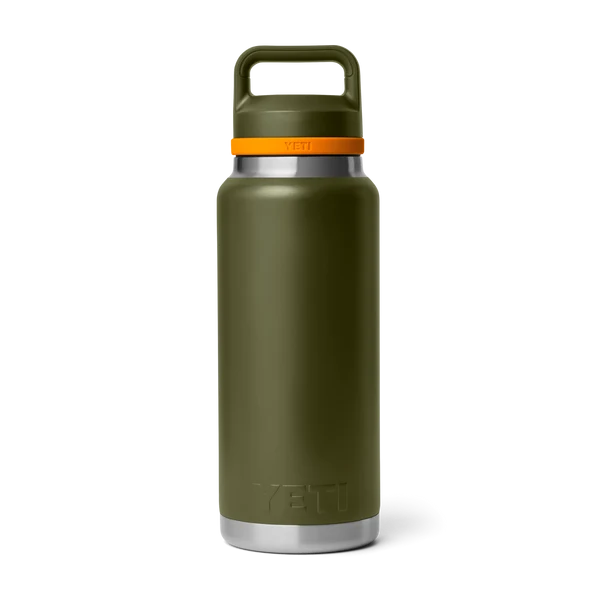 YETI Rambler 36 oz (1065ml) Bottle With Chug Cap - Olive / King Crab