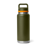 YETI Rambler 36 oz (1065ml) Bottle With Chug Cap - Olive / King Crab
