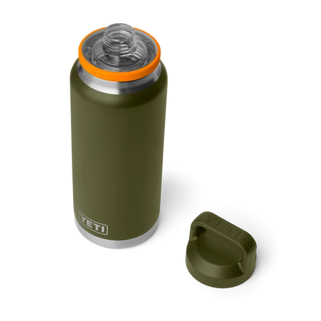 YETI Rambler 36 oz (1065ml) Bottle With Chug Cap - Olive / King Crab