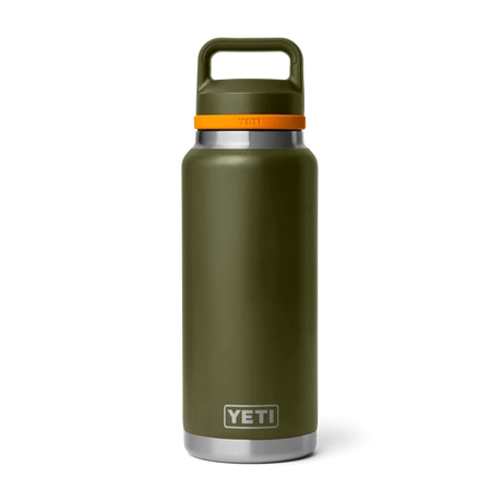 YETI Rambler 36 oz (1065ml) Bottle With Chug Cap - Olive / King Crab
