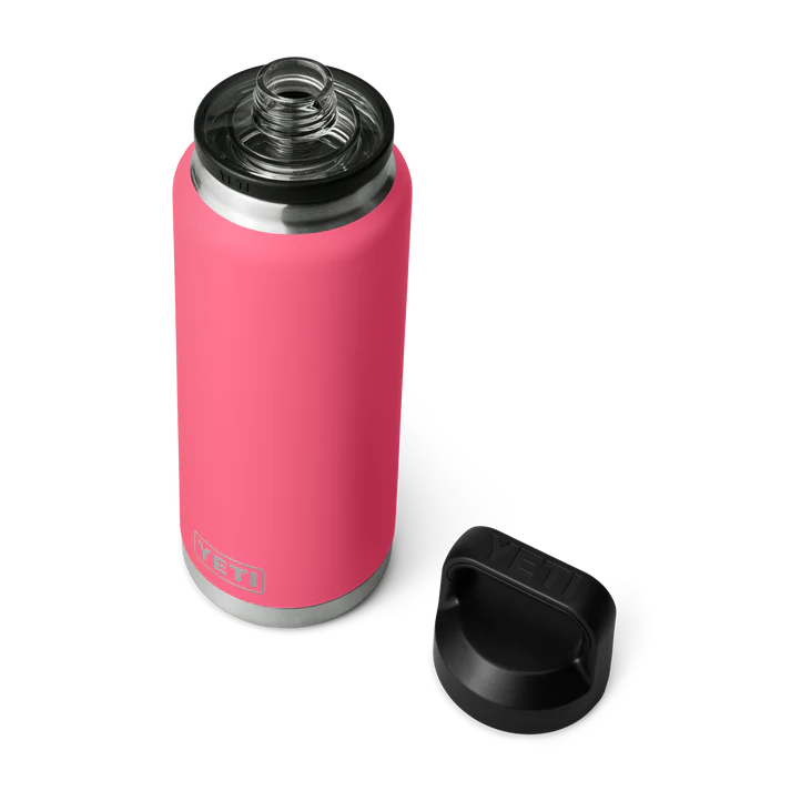 YETI Rambler 36 oz (1065ml) Bottle With Chug Cap - Tropical Pink