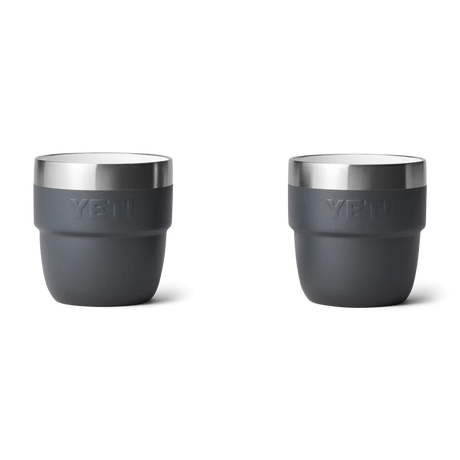 YETI Rambler 4 OZ (118ml) Stackable Espresso Cups - Charcoal YETI