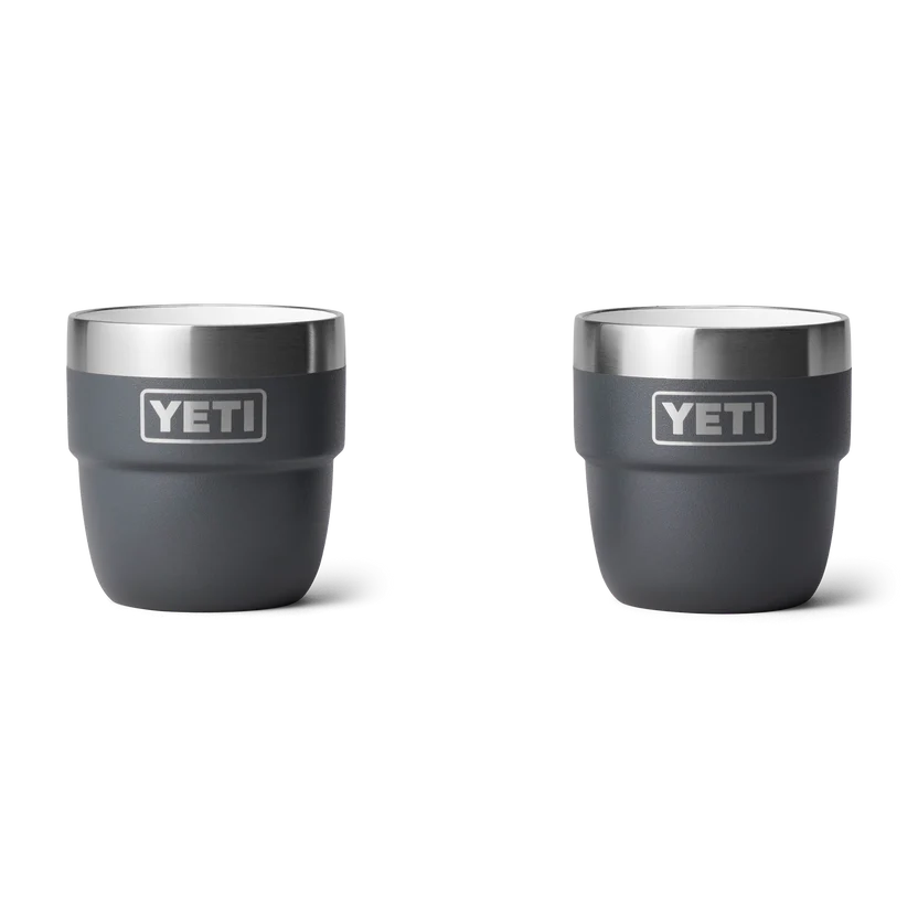 YETI Rambler 4 OZ (118ml) Stackable Espresso Cups - Charcoal YETI