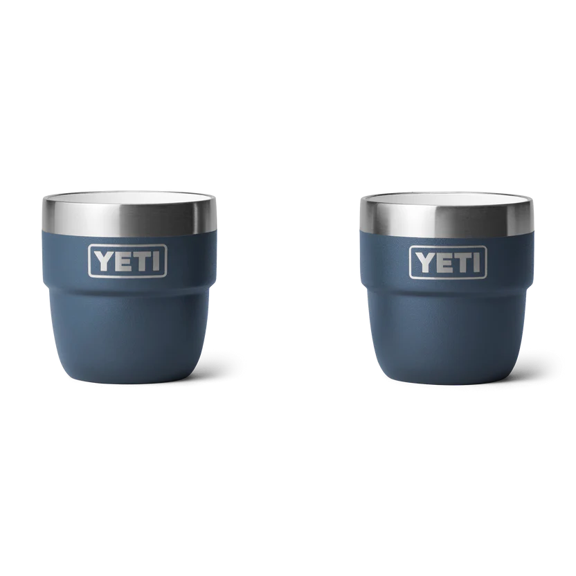 YETI RAMBLER 4 OZ STACKABLE CUPS−エスプレッソ用 YETI Rambler 4 OZ (118ml) Stackable Espresso Cups - Navy – A