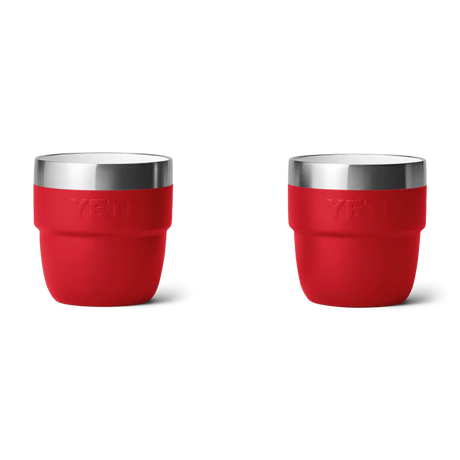 YETI Rambler 4 OZ (118ml) Stackable Espresso Cups - Rescue Red