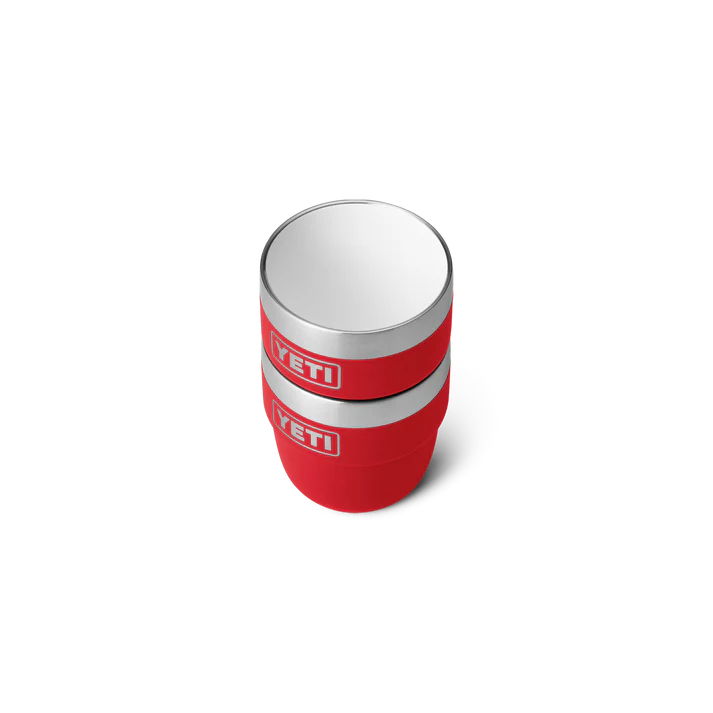 YETI Rambler 4 OZ (118ml) Stackable Espresso Cups - Rescue Red