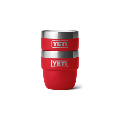 YETI Rambler 4 OZ (118ml) Stackable Espresso Cups - Rescue Red