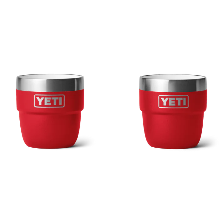 YETI Rambler 4 OZ (118ml) Stackable Espresso Cups - Rescue Red