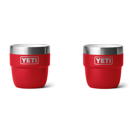 YETI Rambler 4 OZ (118ml) Stackable Espresso Cups - Rescue Red