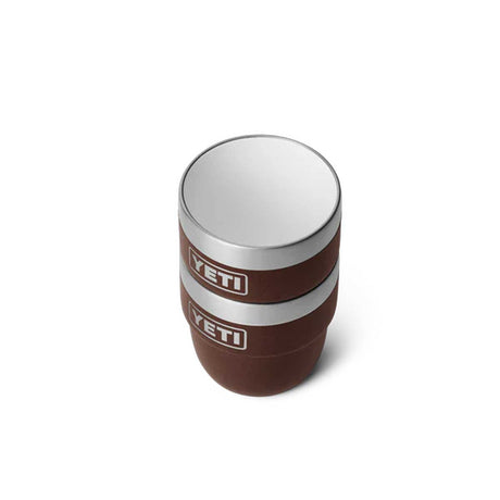 YETI Rambler 4 OZ (118ml) Stackable Espresso Cups - Wetlands Brown